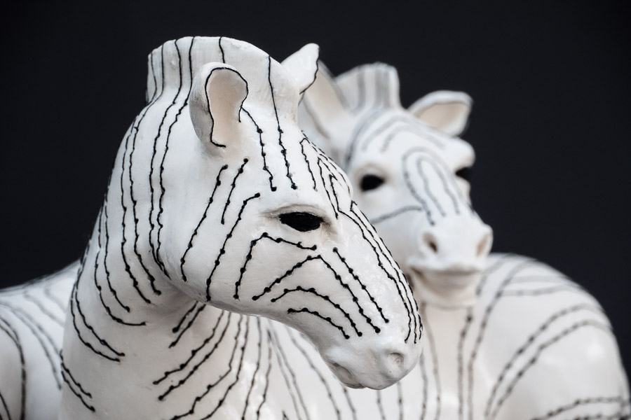 zebra-crossing - sculpture - Anne Moreau-Vagnon